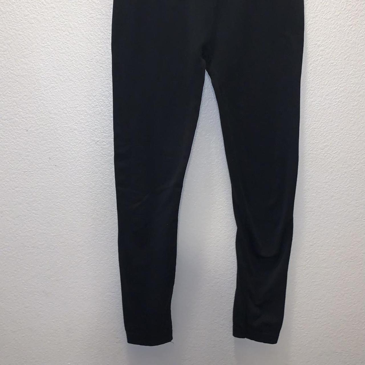 black cross waist leggings •tag size:... - Depop