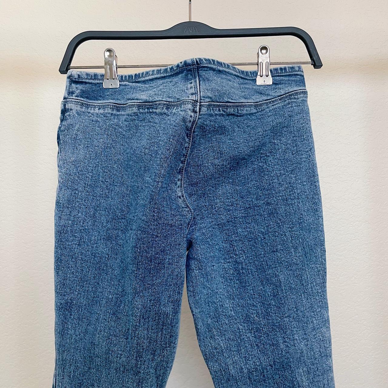 Low Rise Medium Wash Flare Jeans from Pacsun. Side... - Depop