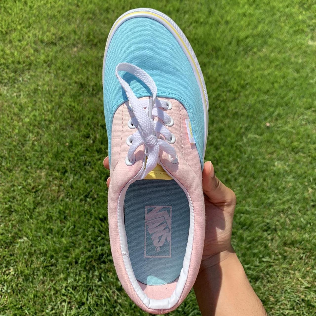 OLD SKOOL PASTEL COLOR BLOCK Vans US women size 8... - Depop