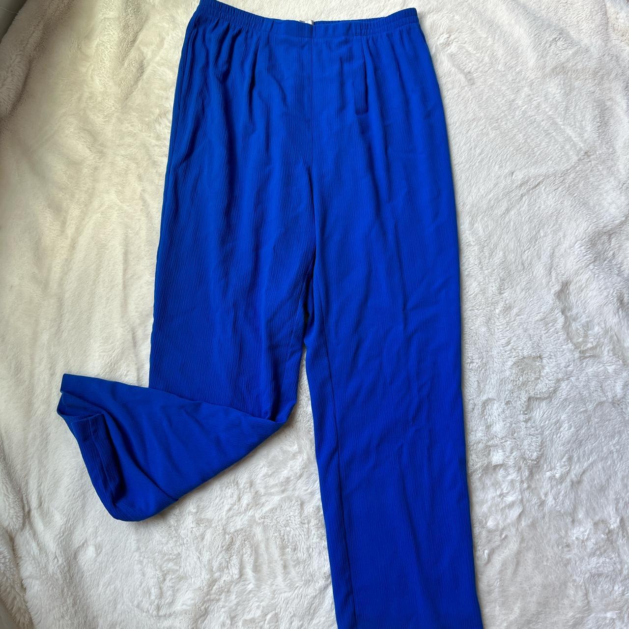 Royal Blue Pants Perfect to wear to work or relaxing - Depop