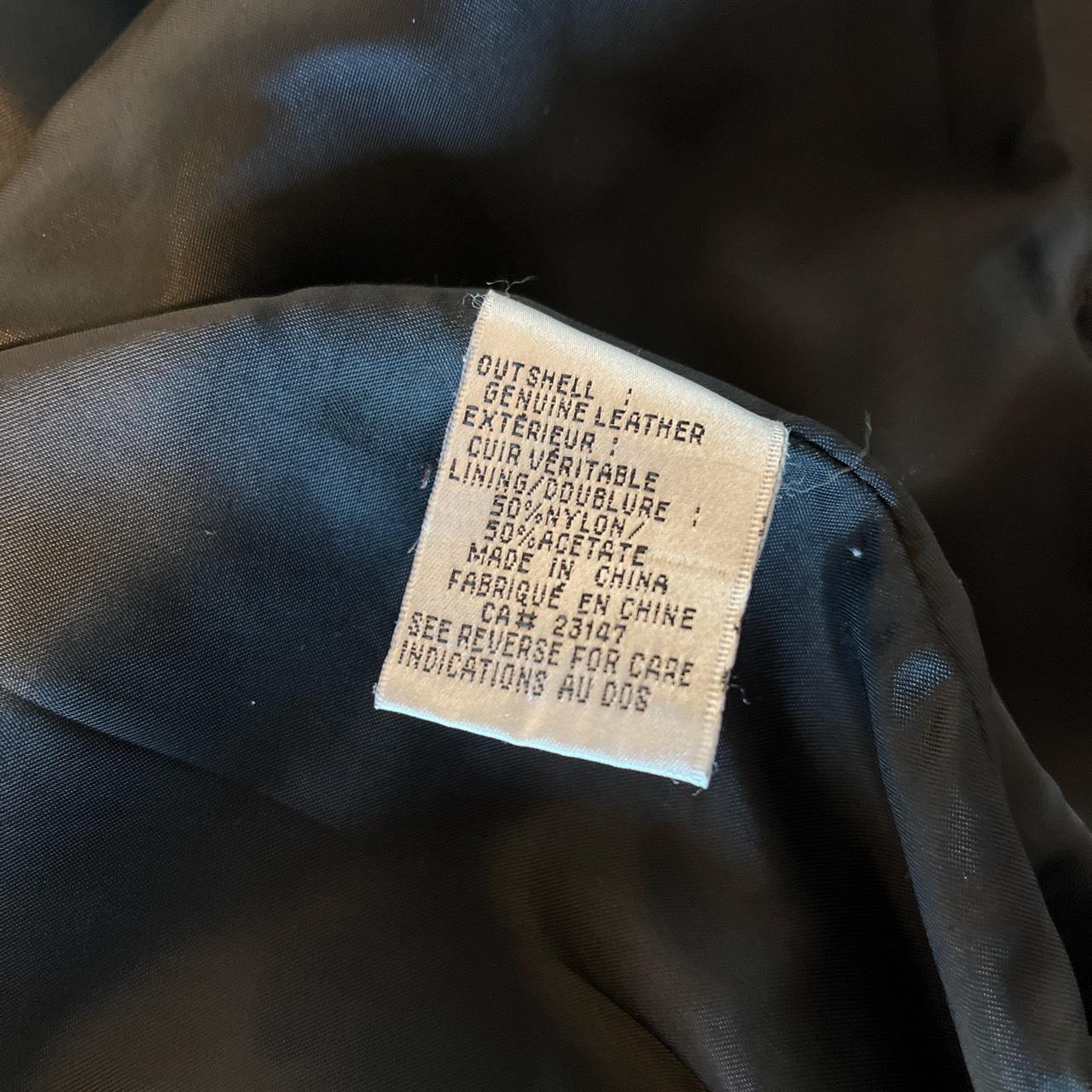 Talbots genuine leather oversized jacket. Would fit... - Depop