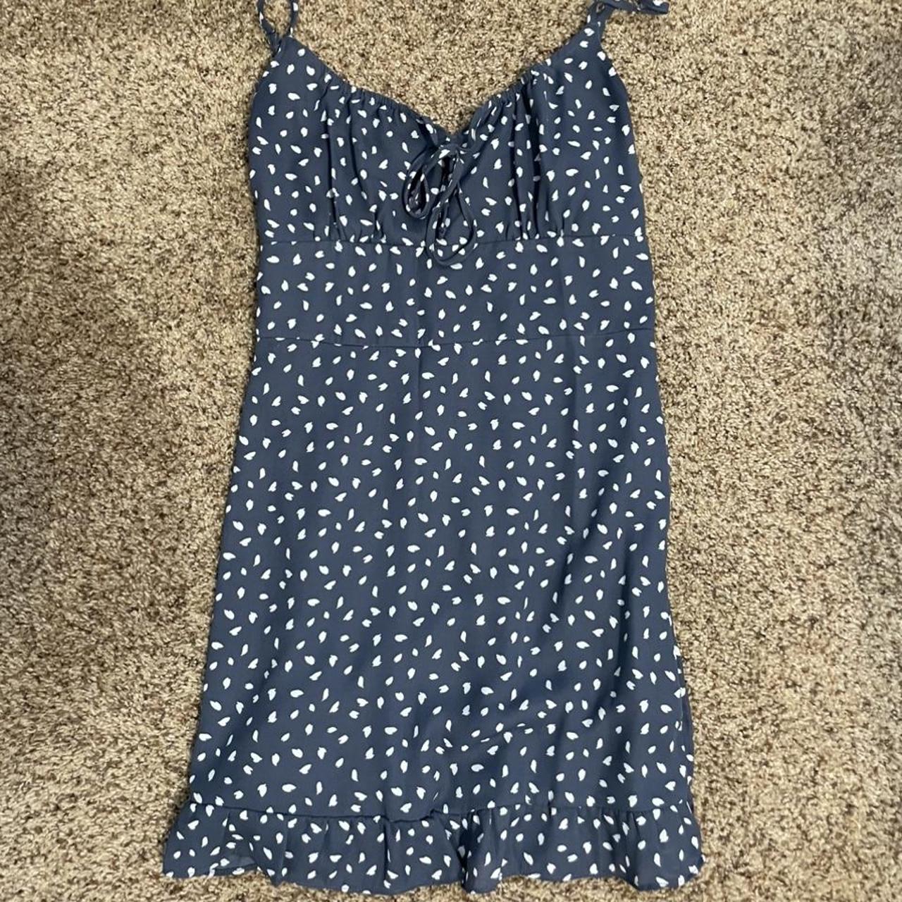 Abercrombie & Fitch Women's Navy Dress | Depop