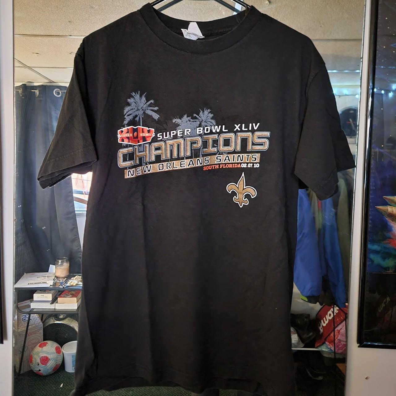 New Orleans Saints NFL Super Bowl XLIV Champions Size Medium Tshirt