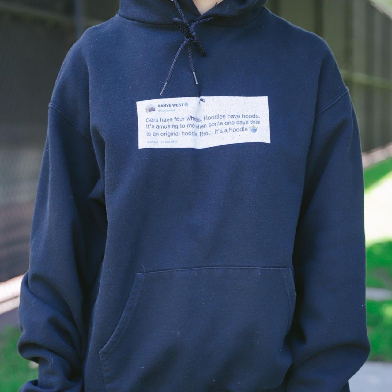 Kanye discount tweet hoodie