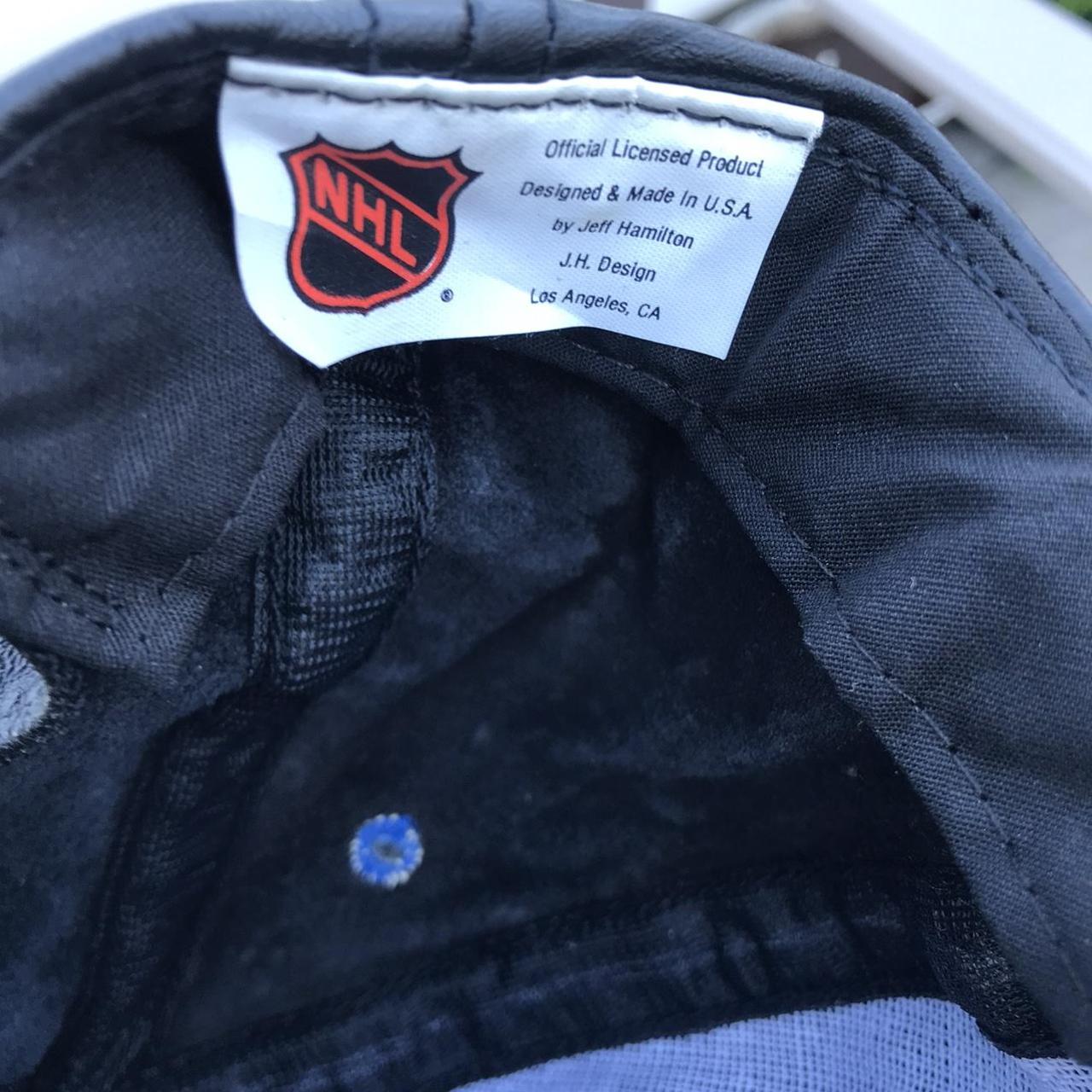 Vintage Jeff Hamilton 1994 Leather Hat NHL All Star... - Depop