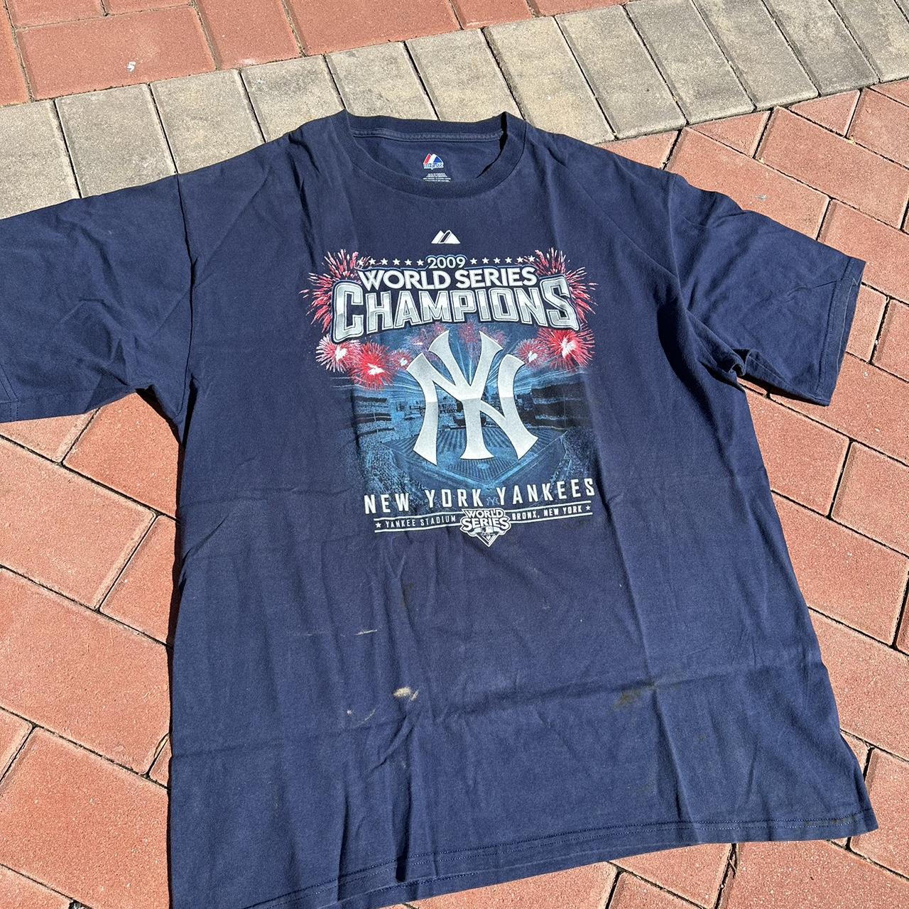 New York Yankees 2009 World Series Champions Majestic MLB T Shirt