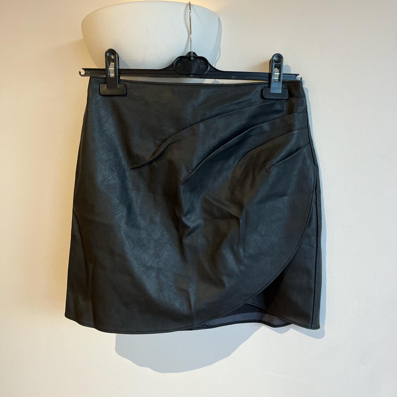 Abercrombie faux leather mini skirt, size S. never... Depop