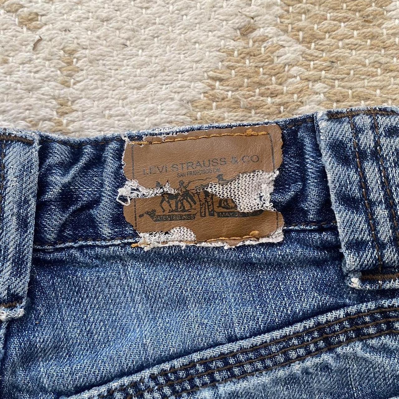 BABY LEVIS SHORTS/JORTS🥹 Size 3 but has adjustable... Depop