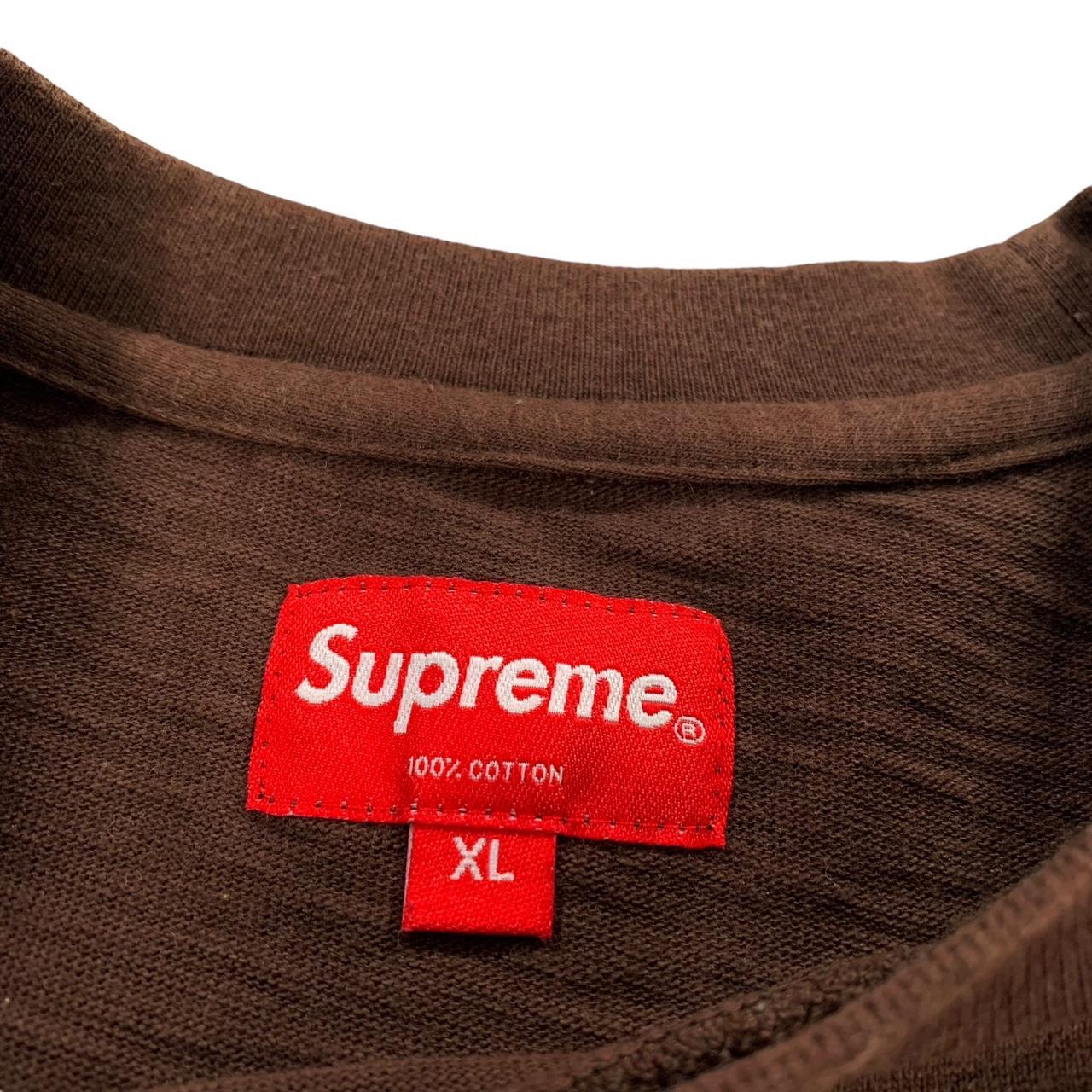 Brown supreme hot sale shirt