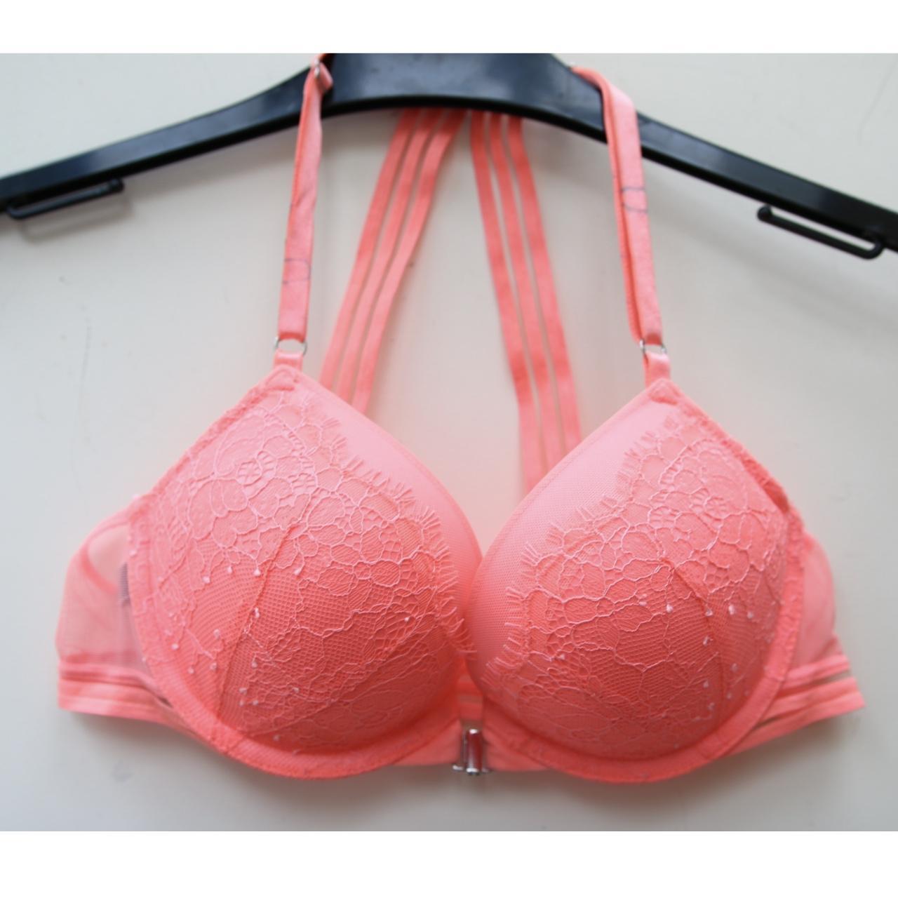 Victoria's Secret bombshell bra RRP £59 Pink lace - Depop