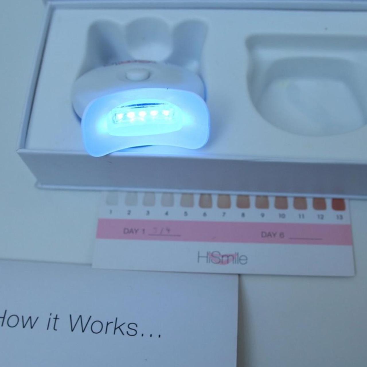 Hi smile teeth whitening kit LED light This... Depop