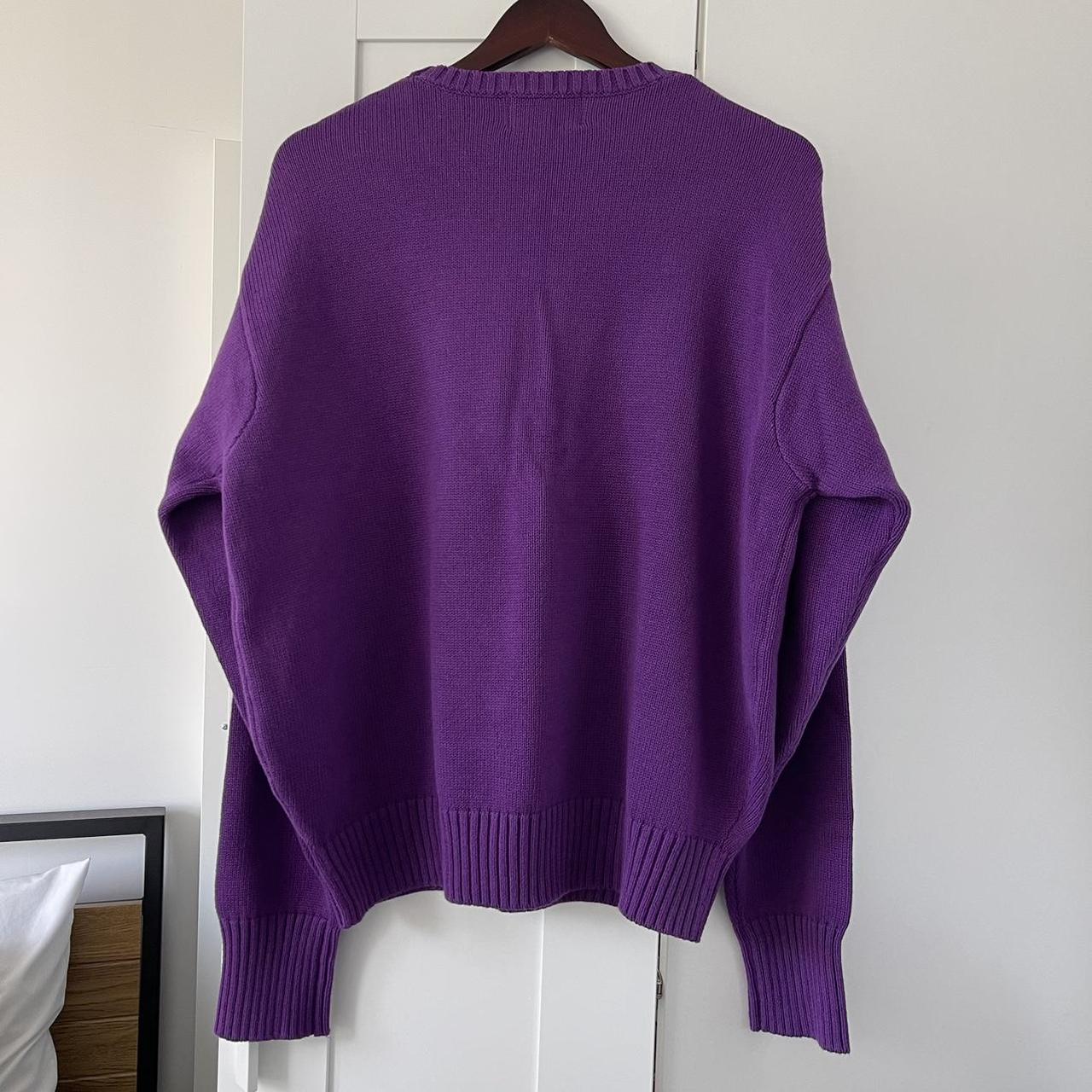 Denim Tears ‘Tyson Beckford Sweater' in purple. Size... - Depop