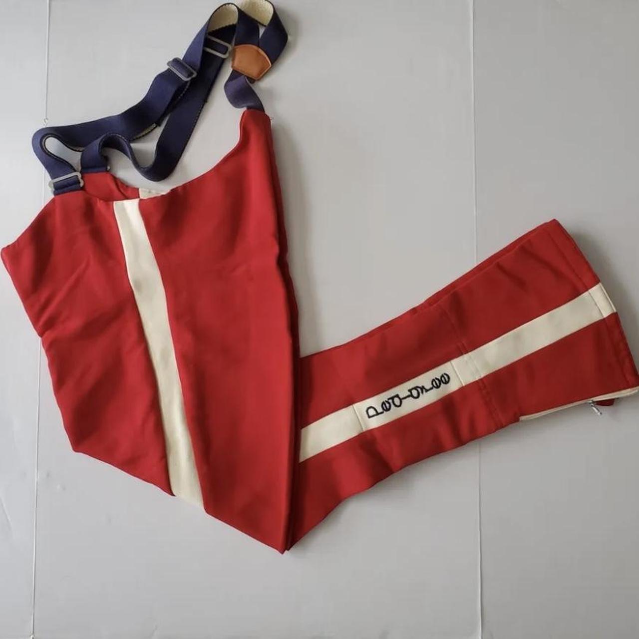 Pedigree Ski Snow Bib Overalls Women’s Size S Red... Depop