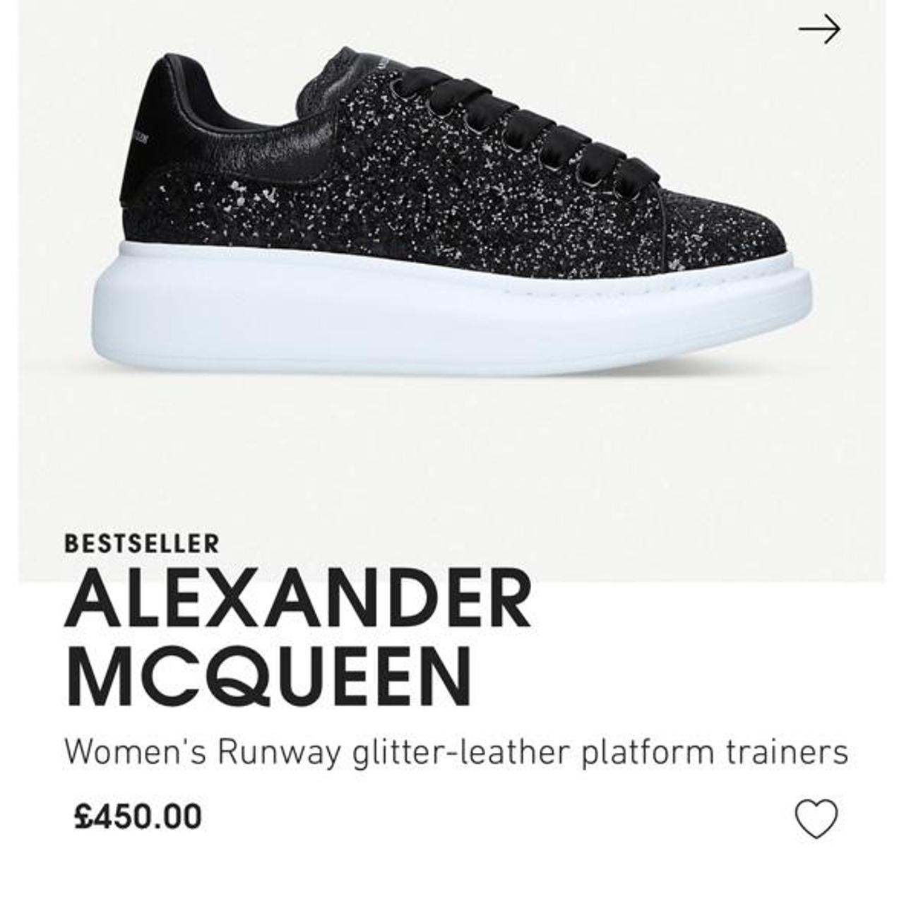 Alexander mcqueen 2024 trainers sparkly