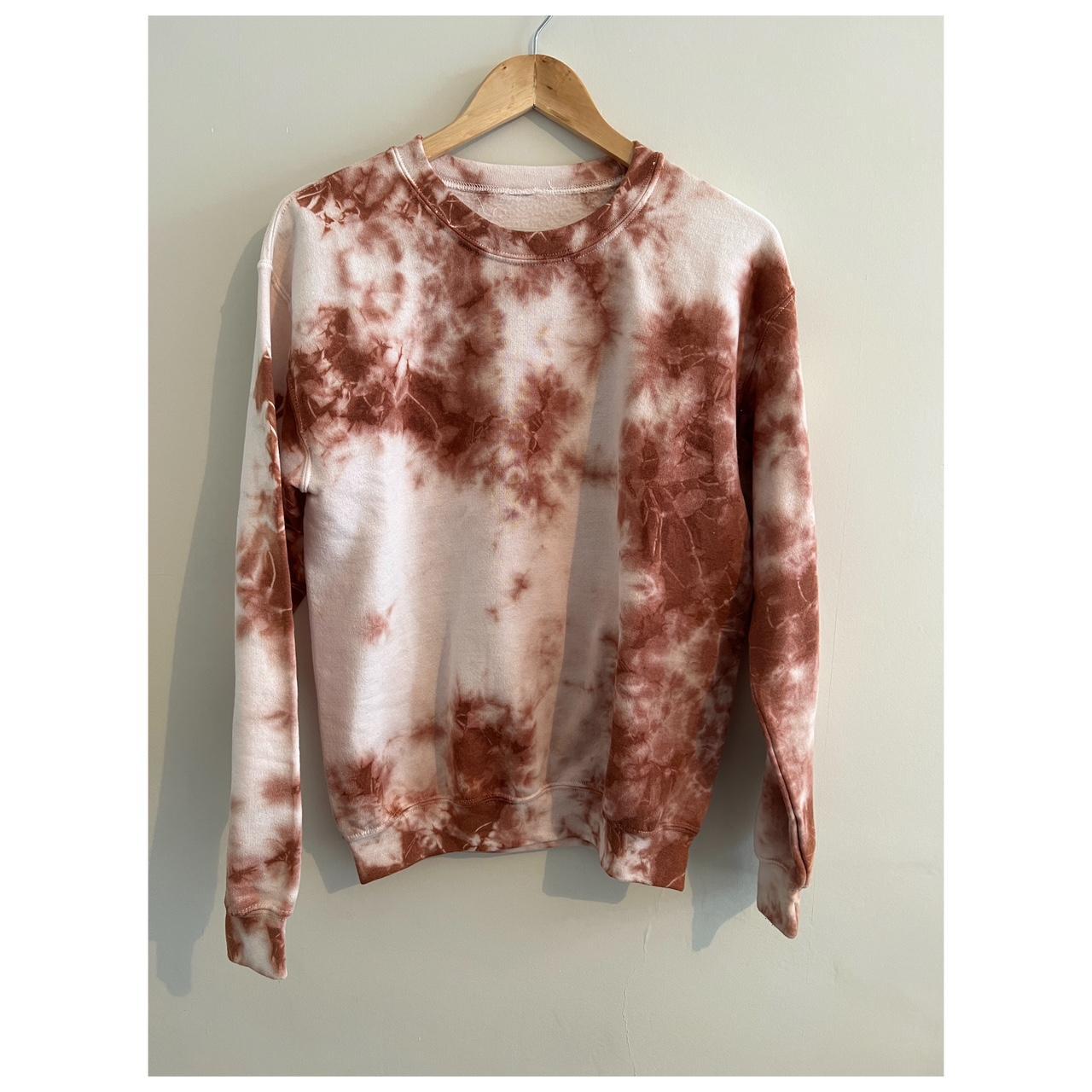 White tie dye jumper sale