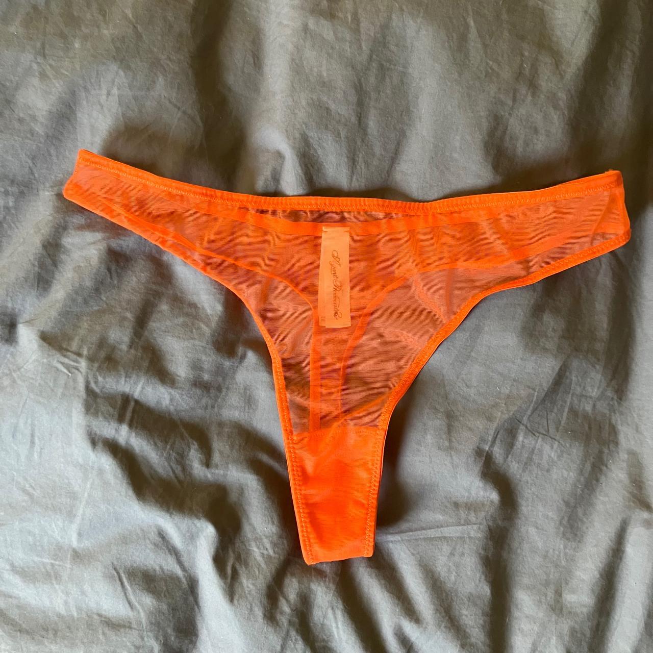 Agent Provocateur Women's Orange Panties | Depop