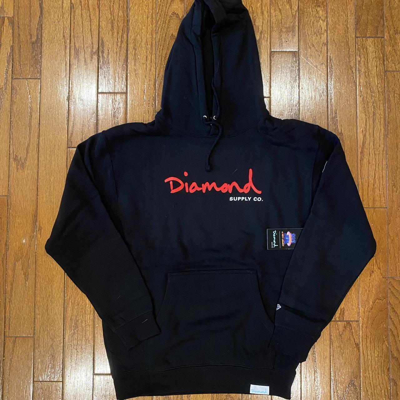 Diamond supply co discount og script hoodie