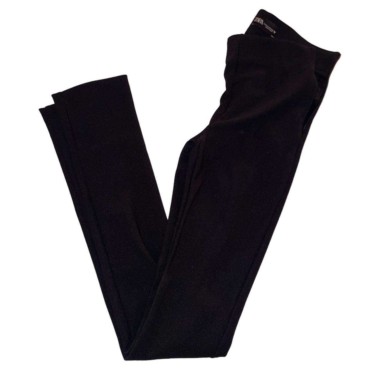 Zara Women's Black Leggings Depop