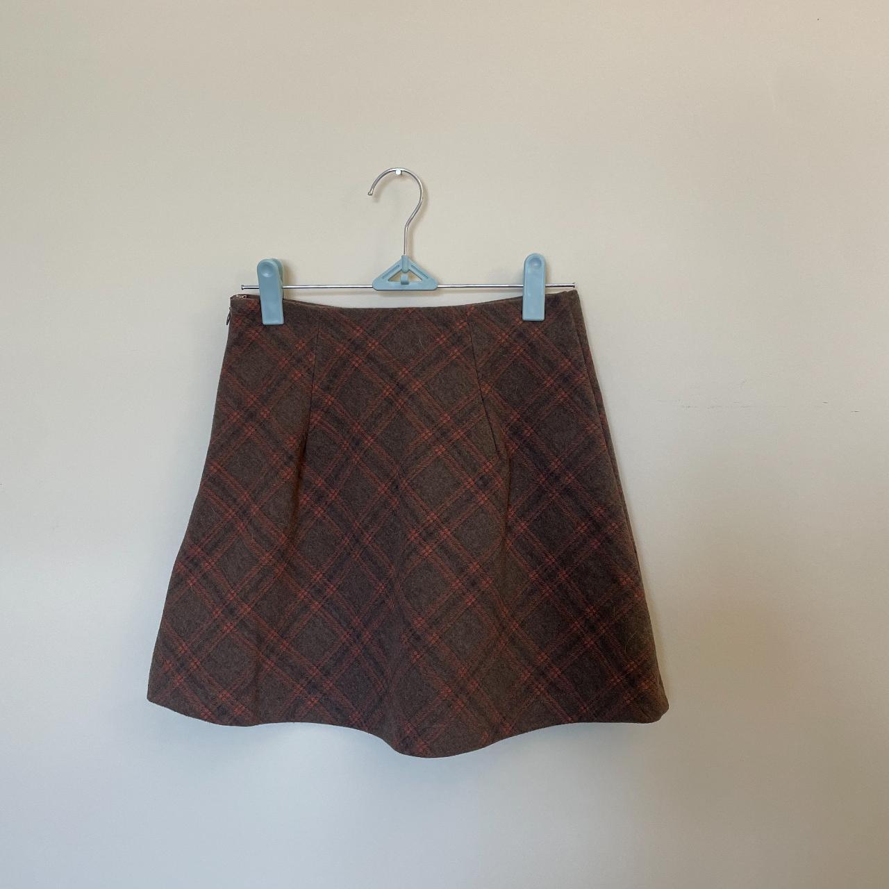 princess polly - FIKE MINI SKIRT BROWN retail: $42 - Depop