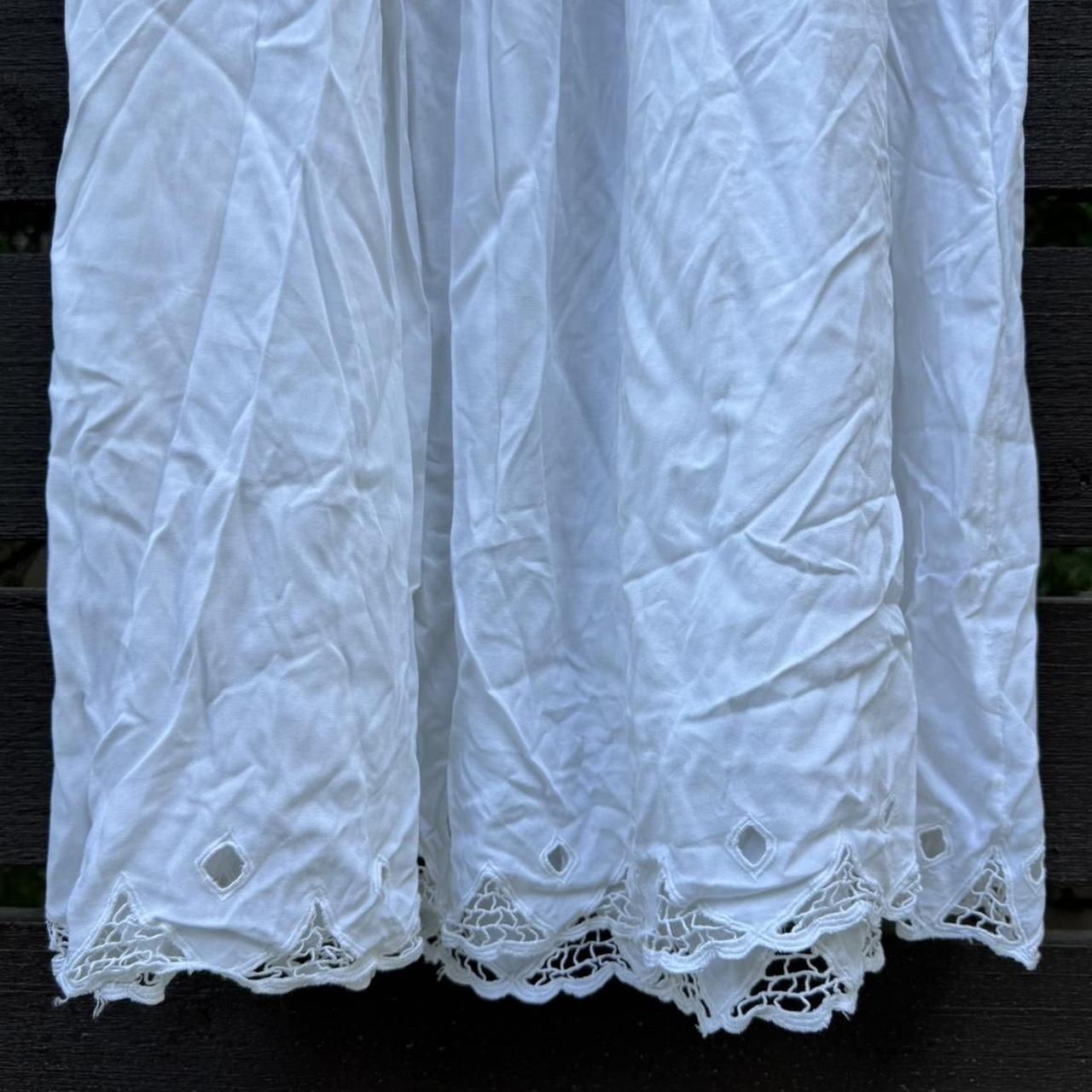 Free People Women's Skirt - White - S – Y2K white… - image 3