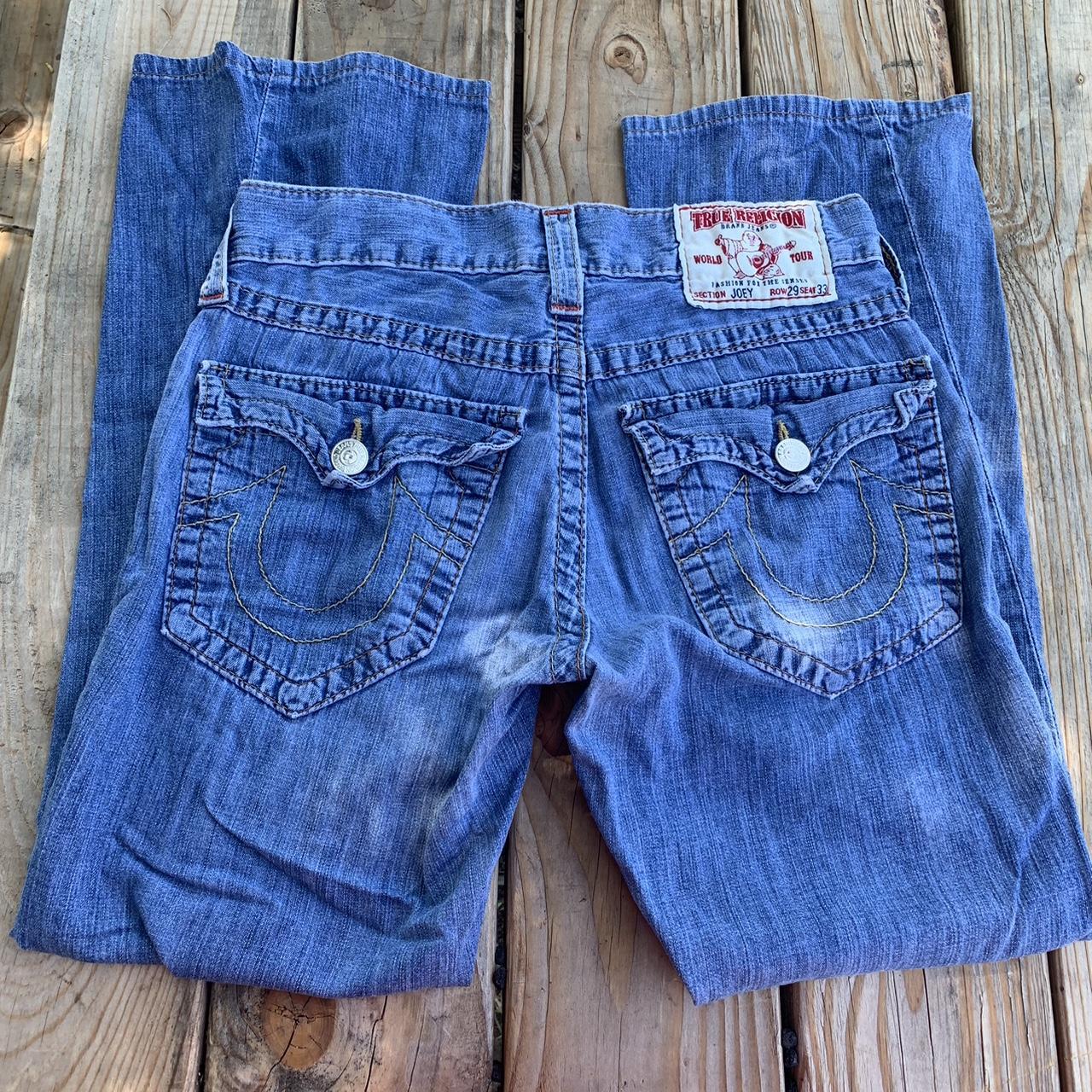 True Religion Joey Jeans Size X Leg Opening Depop