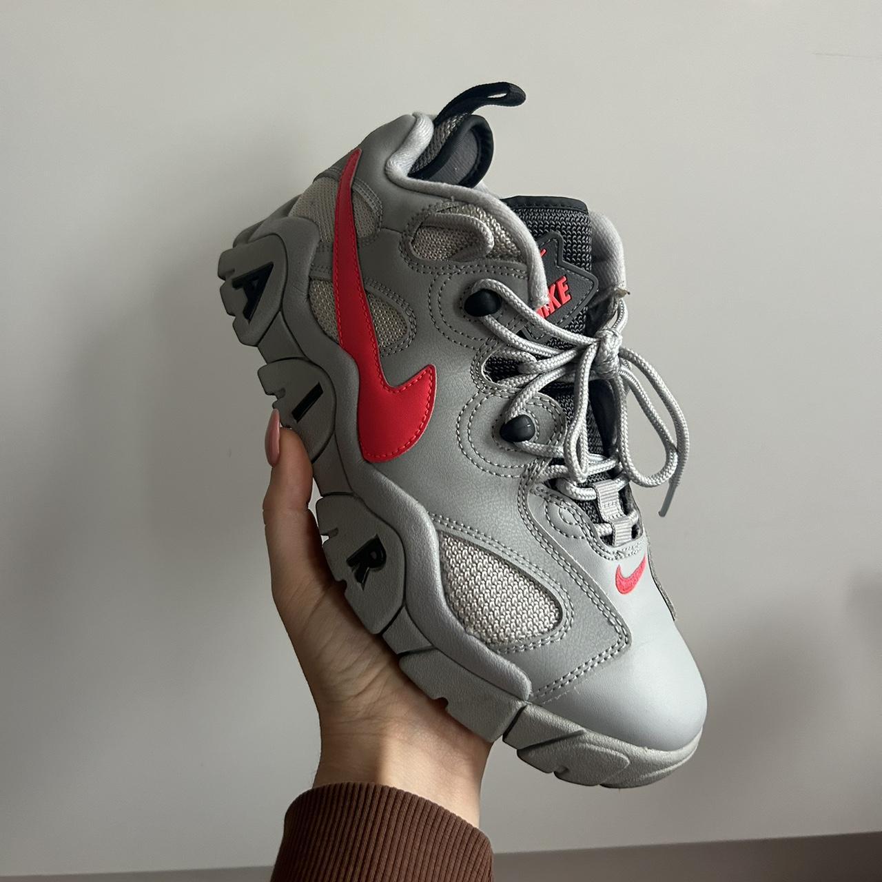 Rare Nike Air Barrage Low Fog Grey Laser Depop