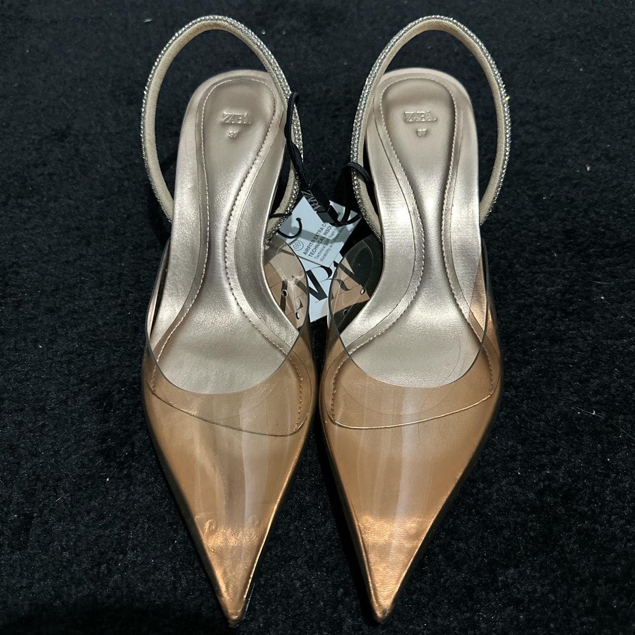 slingback kitten heels zara