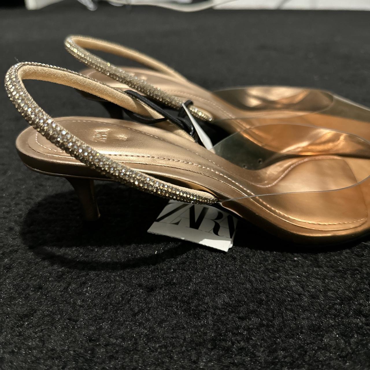 slingback kitten heels zara