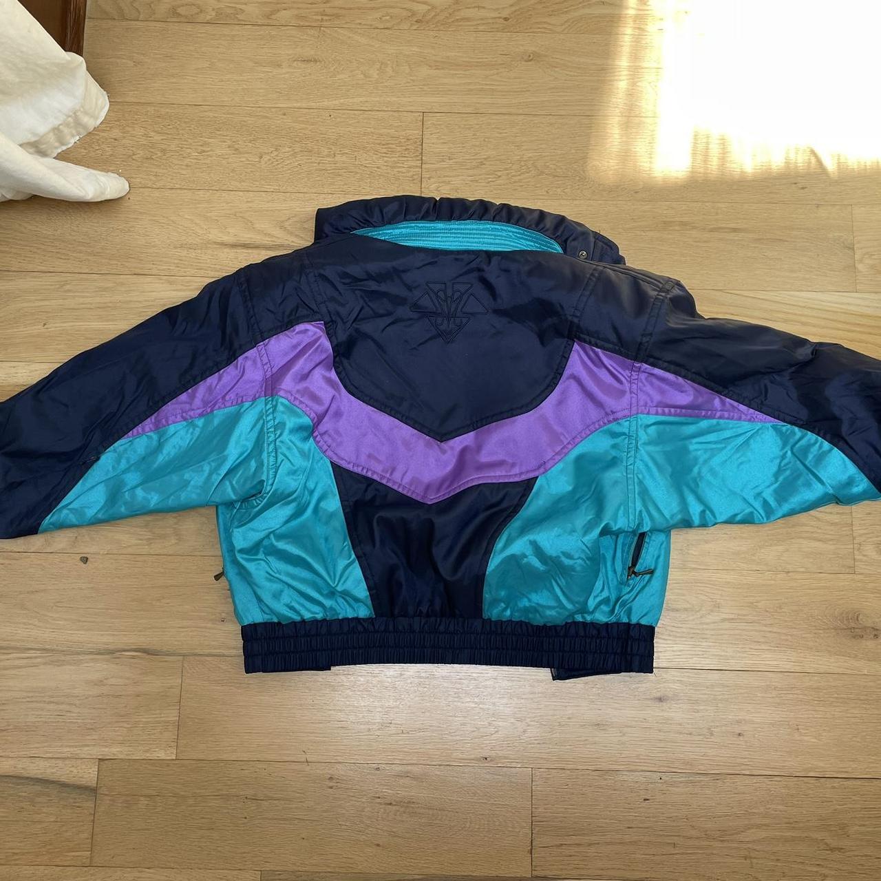 Vintage 90s Descente Ski outlet Vest M Purple