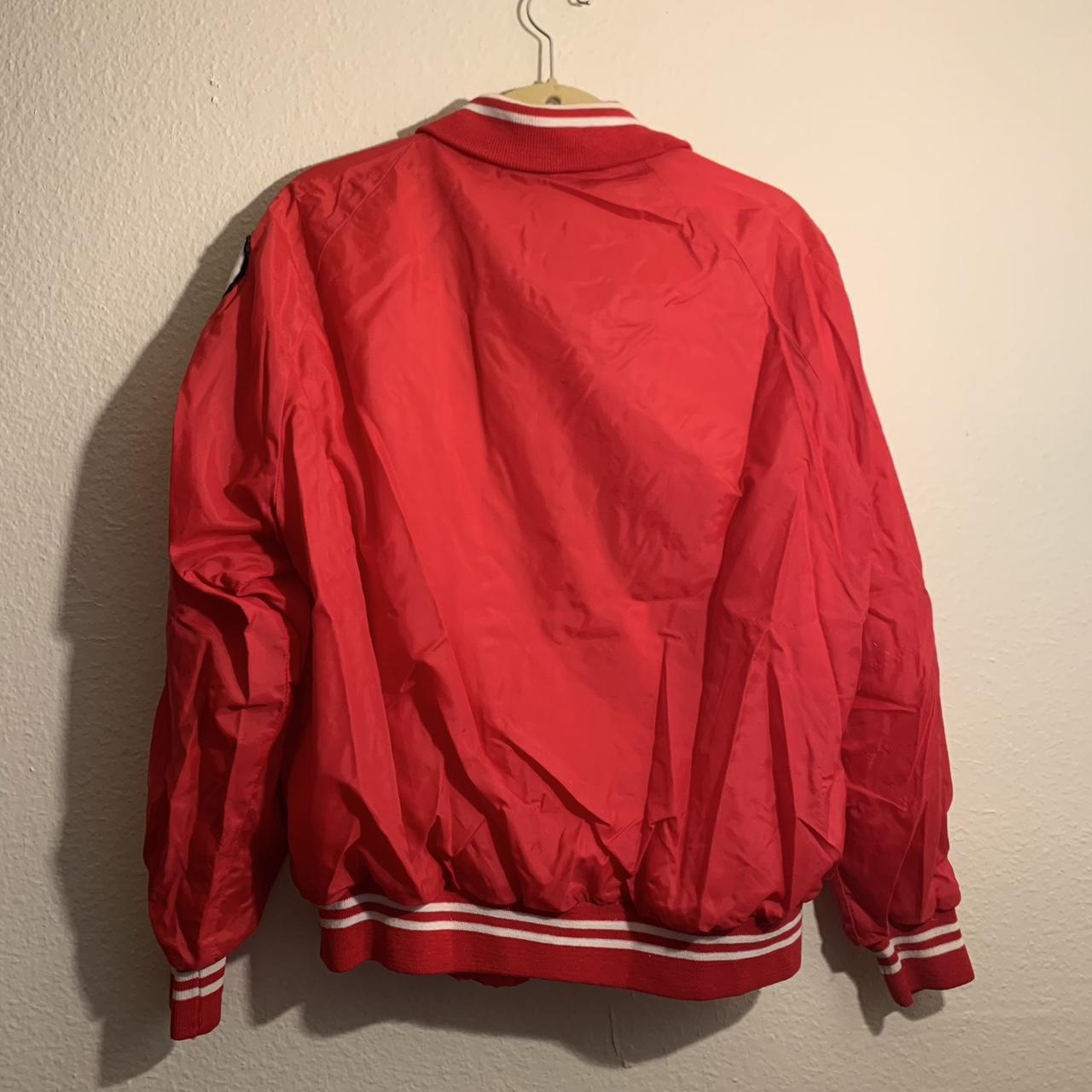 Vintage Champion Boats Bomber Jacket With Patches - Depop