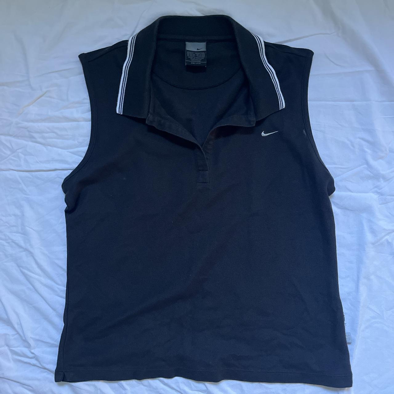 mens black nike vest