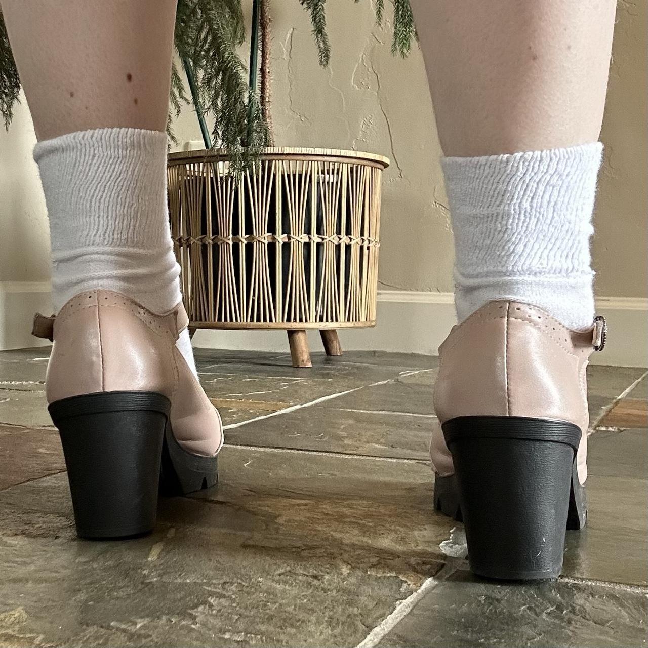 pink mary jane heels 🎀 the most adorable coquette... Depop