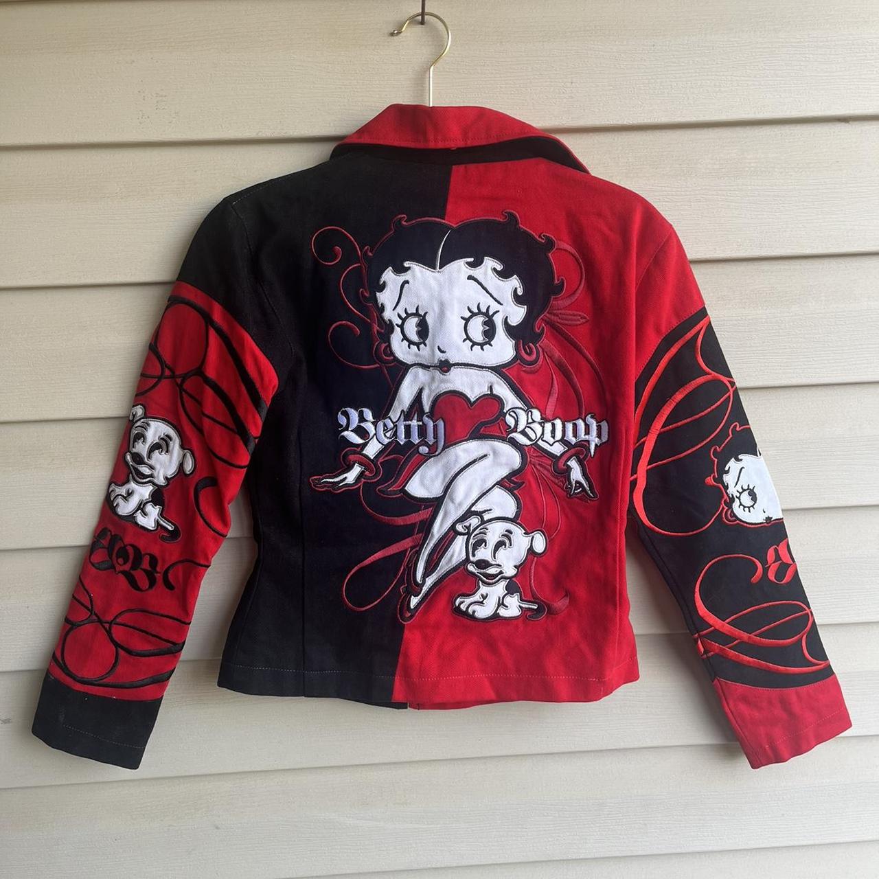 Betty Boop By JH Design jacket - size says 2XL but... - Depop