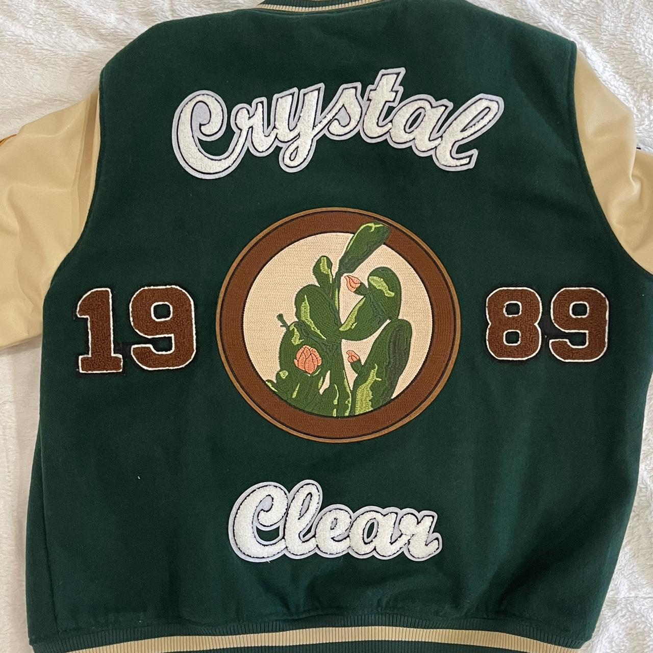 Zara Men's Green and Cream Jacket Depop