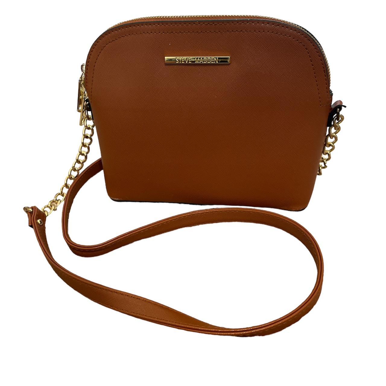 Steve madden cognac online purse