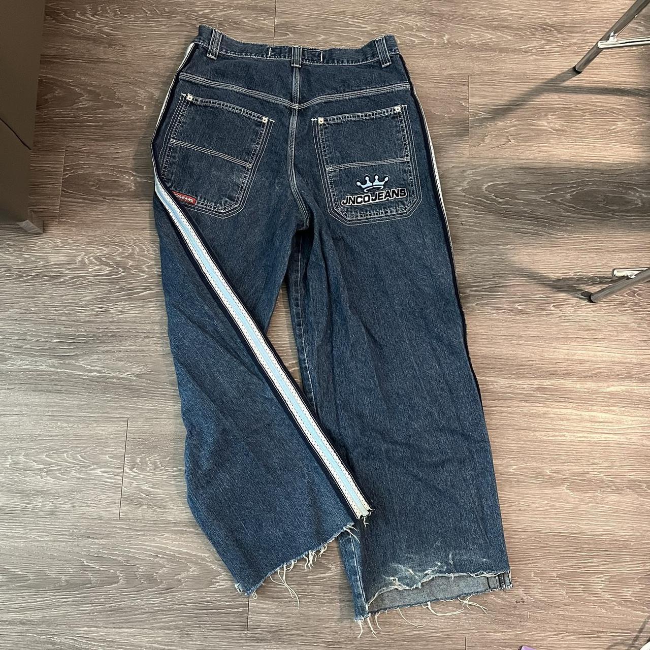 JNCO Men's Blue Jeans | Depop