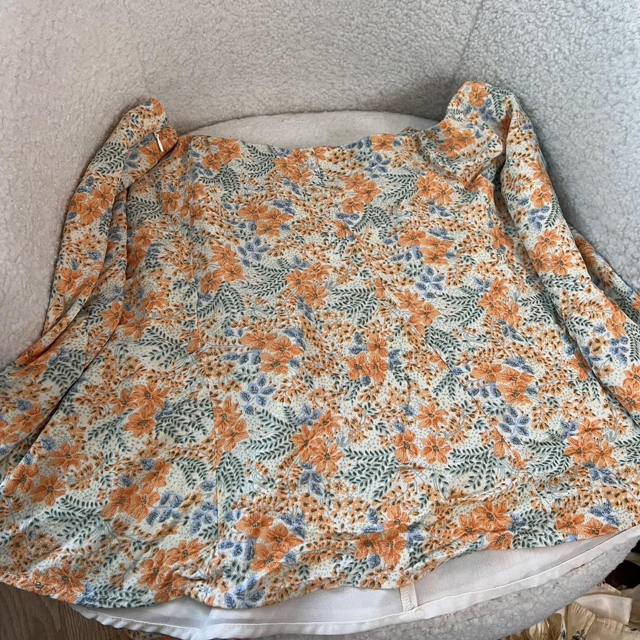 Eagle Women's Orange and Blue Skirt (4)