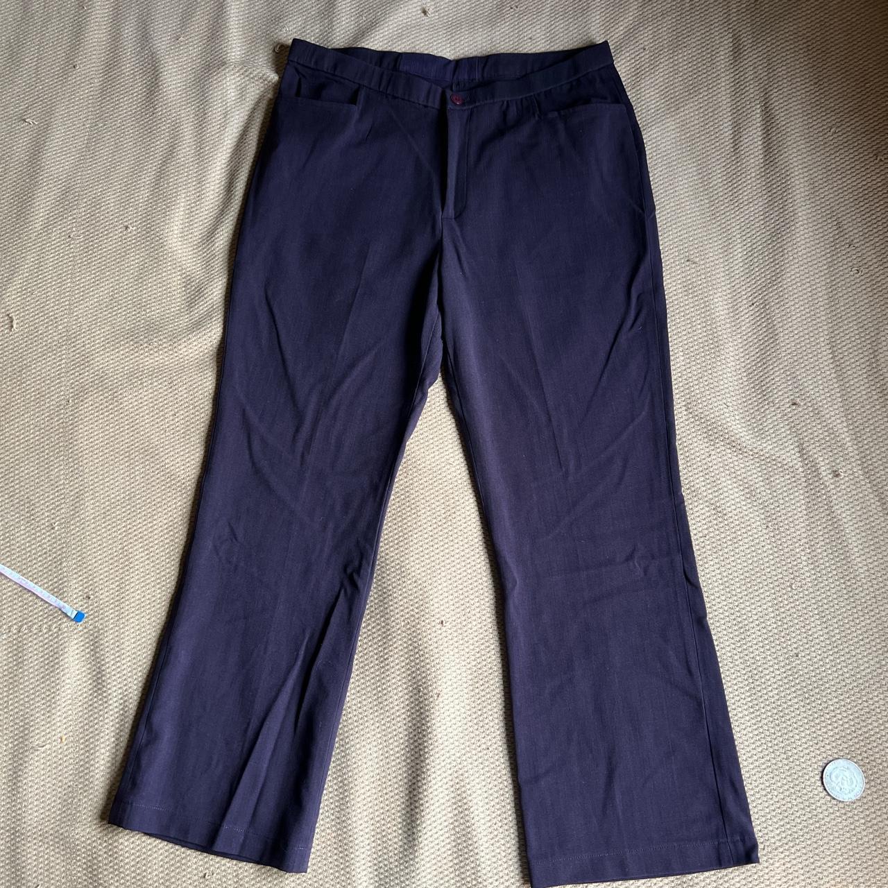 Buy Purple Trousers & Pants for Women by Y-LONDON Online | Ajio.com