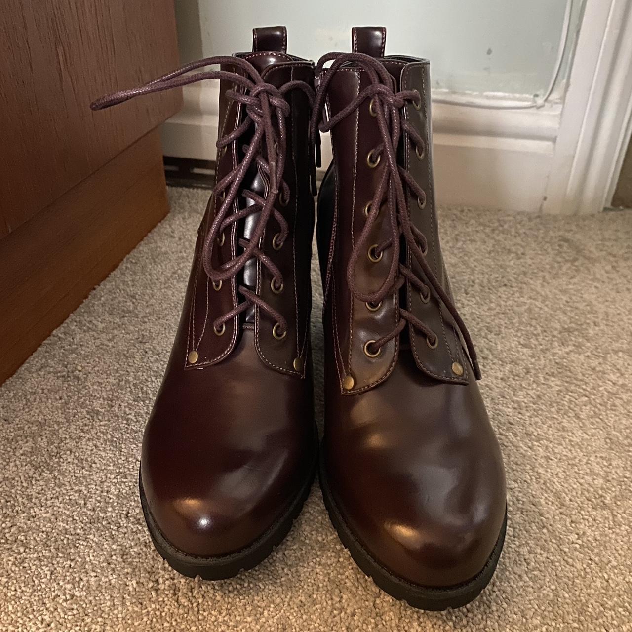 Stunning Red Next Boots Size 7 Gorgeous Heeled Depop 0045