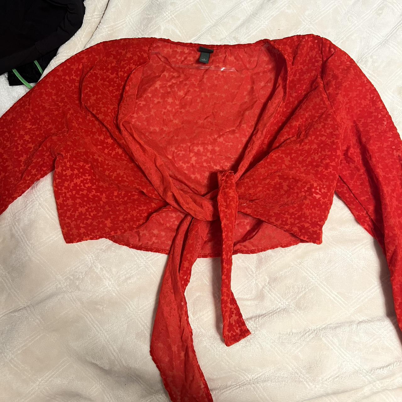 Wild Fable Women's Red Blouse (2)