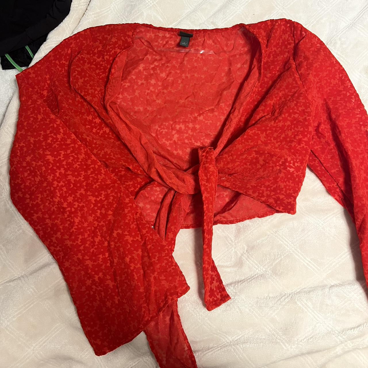Wild Fable Women's Red Blouse (3)