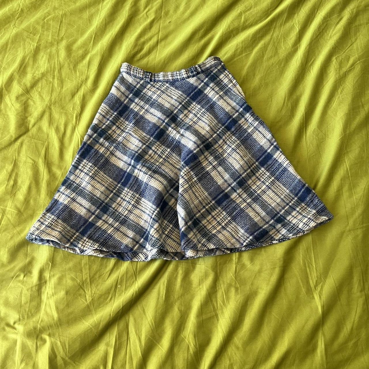 authentic 1960s mini skirt. made of the softest... - Depop