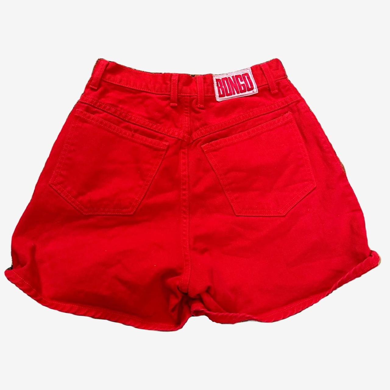 Red Vintage Bongo shorts. Best fit a size 25/26. In - Depop