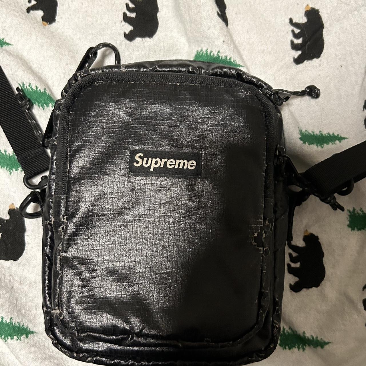 (REPOP) “FW17 Supreme Cordura shoulder bag in black... Depop