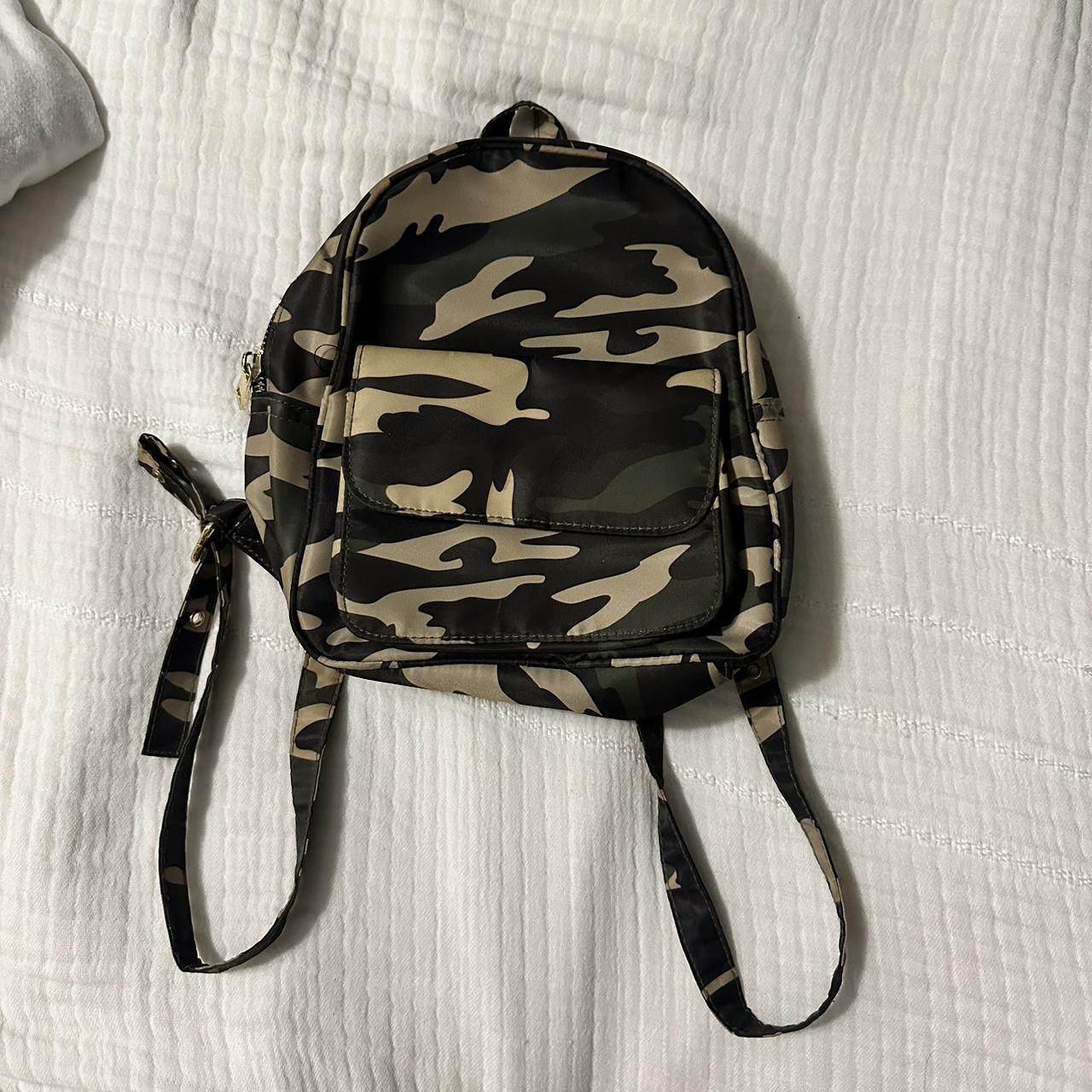 Mini camo backpack online purse