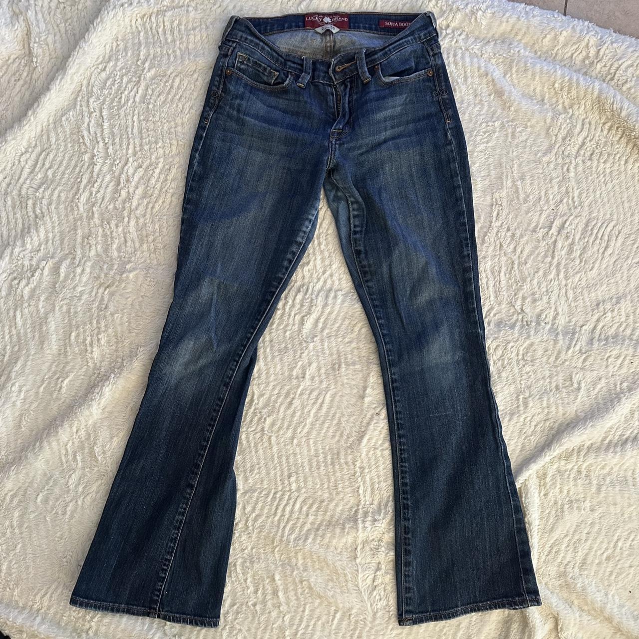 Lucky Brand Low rise Boot Cut Jeans Size... - Depop