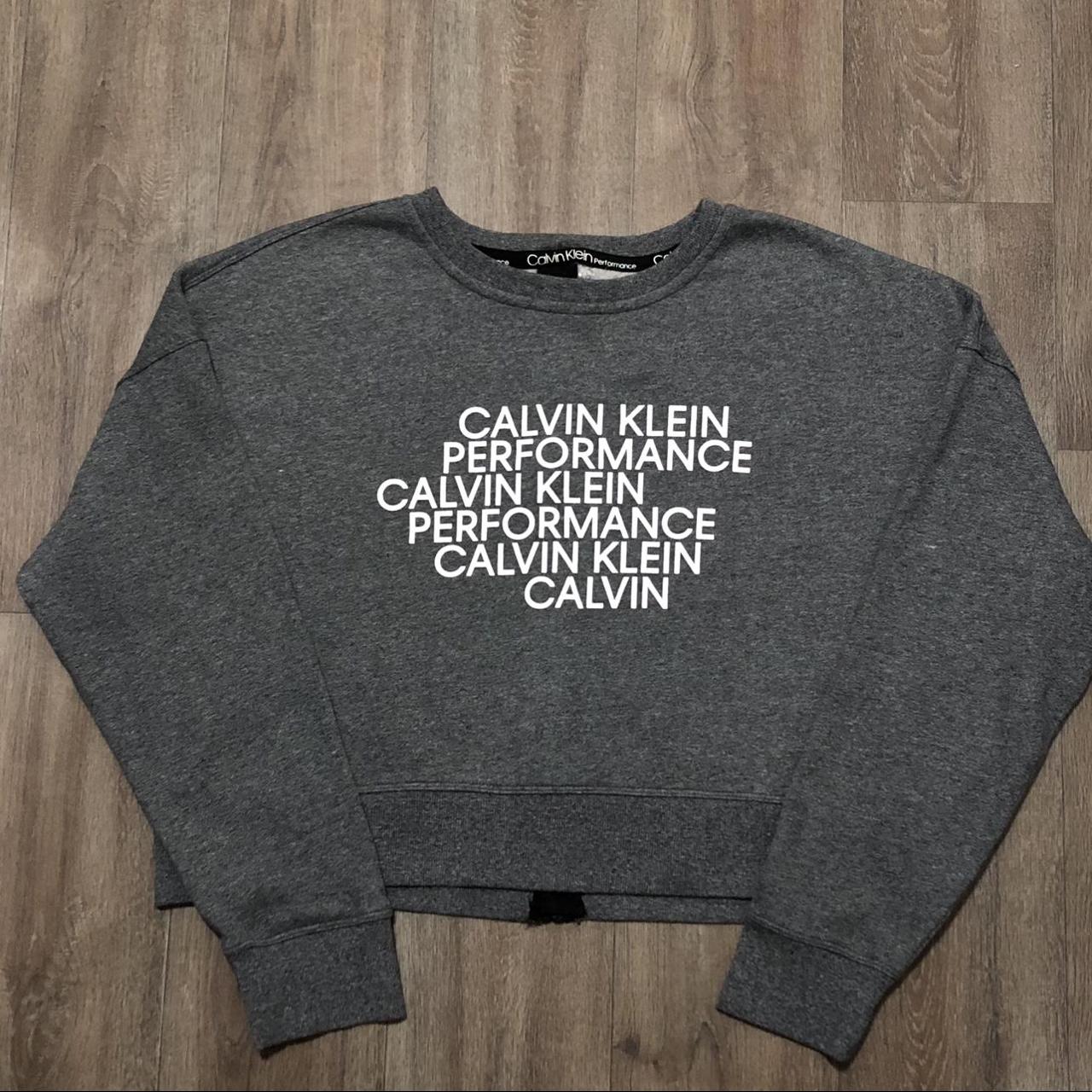 Women's Calvin Klein performance sweatshirt Size... - Depop