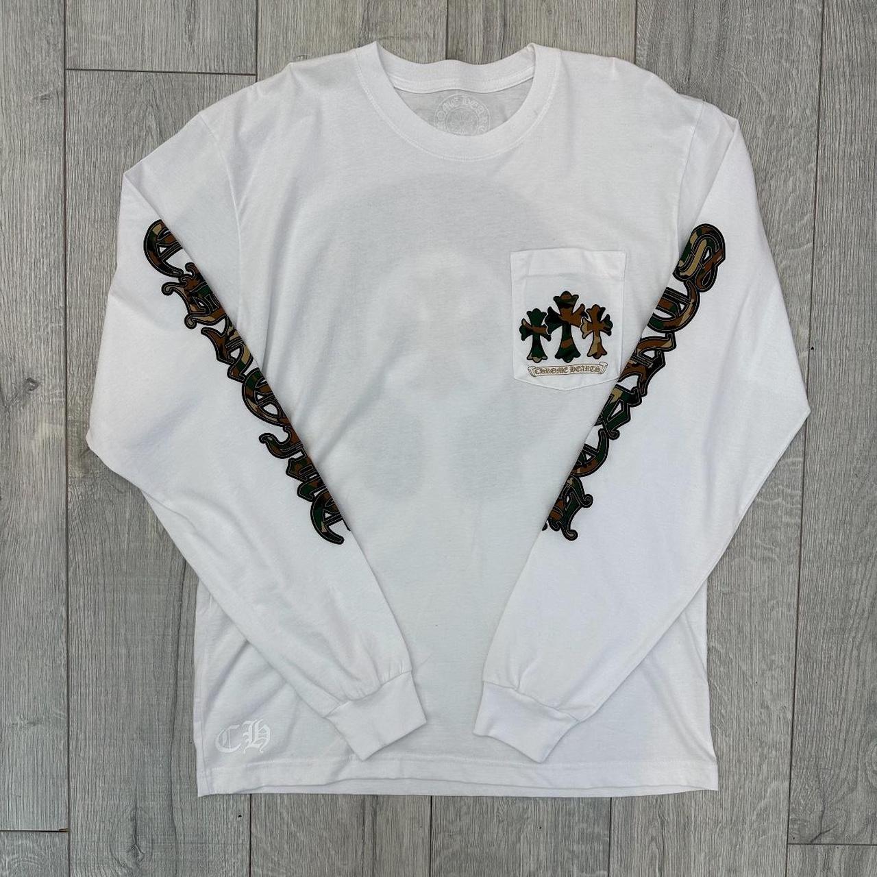 Tシャツ・カットソー [Born Champs] HEART TRIBAL CHROME OVER FIT CAMO LONG SLEEVE Chrome Hearts Matty Boy Camouflage Long Sleeve T-Shirt Tee