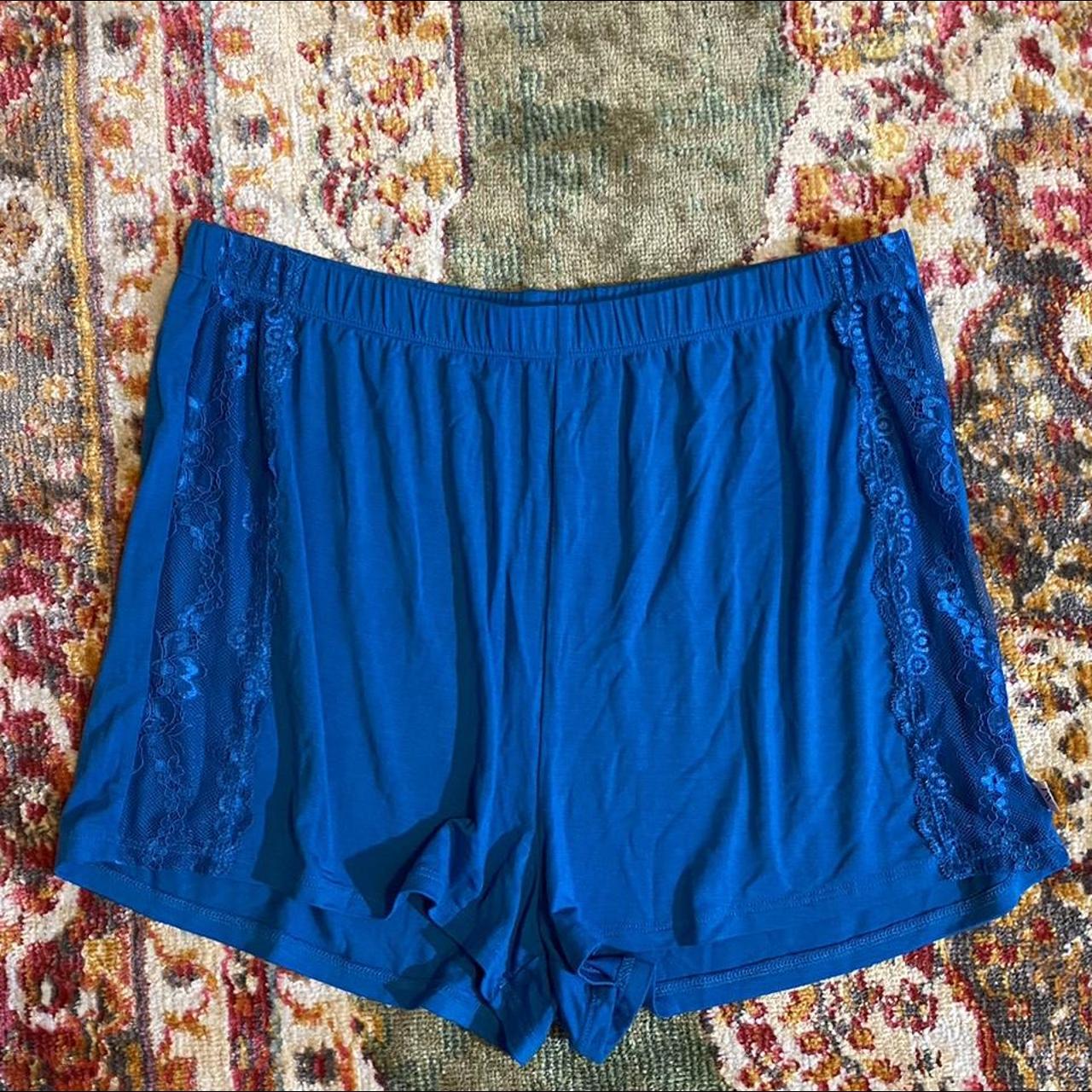 Adore Me blue lace pj set. New with tags, size... - Depop