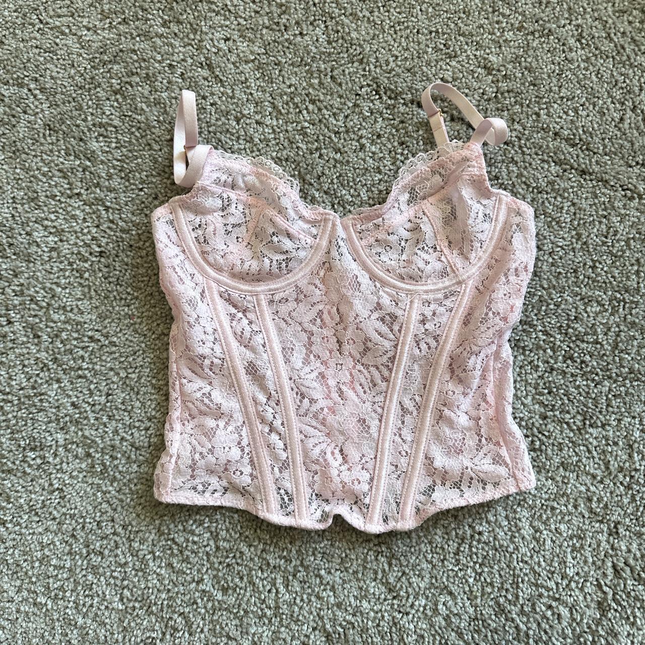 Polly Bustier Top Pink – Beginning Boutique US